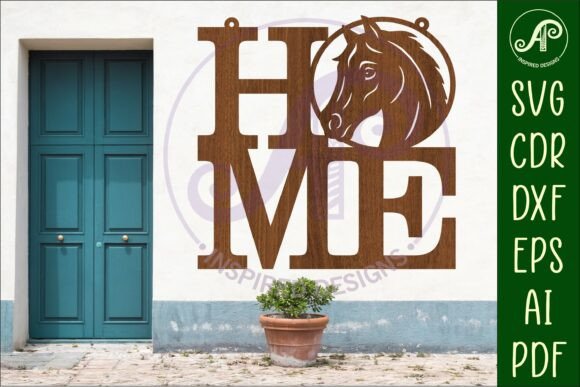 Download Home Word with Horse Theme Wall Art Sign - Horse theme Collection