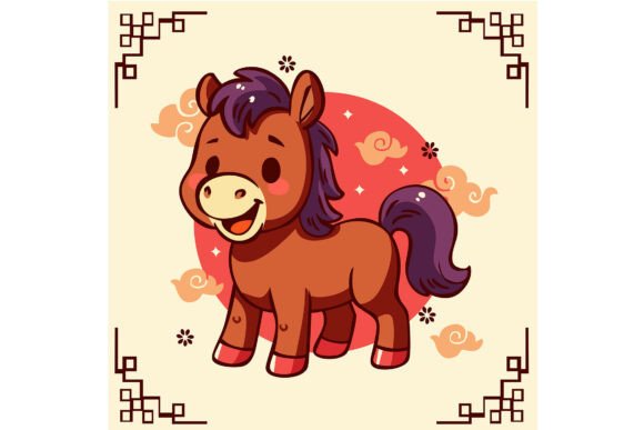 Download Cartoon Horse 2026 Zodiac Animals - Cartoon horse Collection