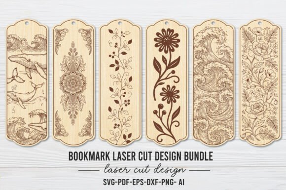 Download Bookmark Laser Cut Design Bundle - Cut design Collection