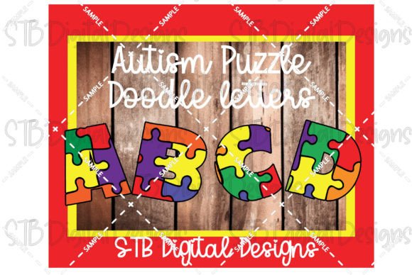 Download Puzzle  Autism Letter Doodles - Premium Resources